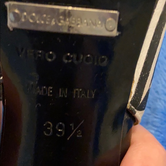 Dolce & Gabbana striped high heels - Picture 4 of 4